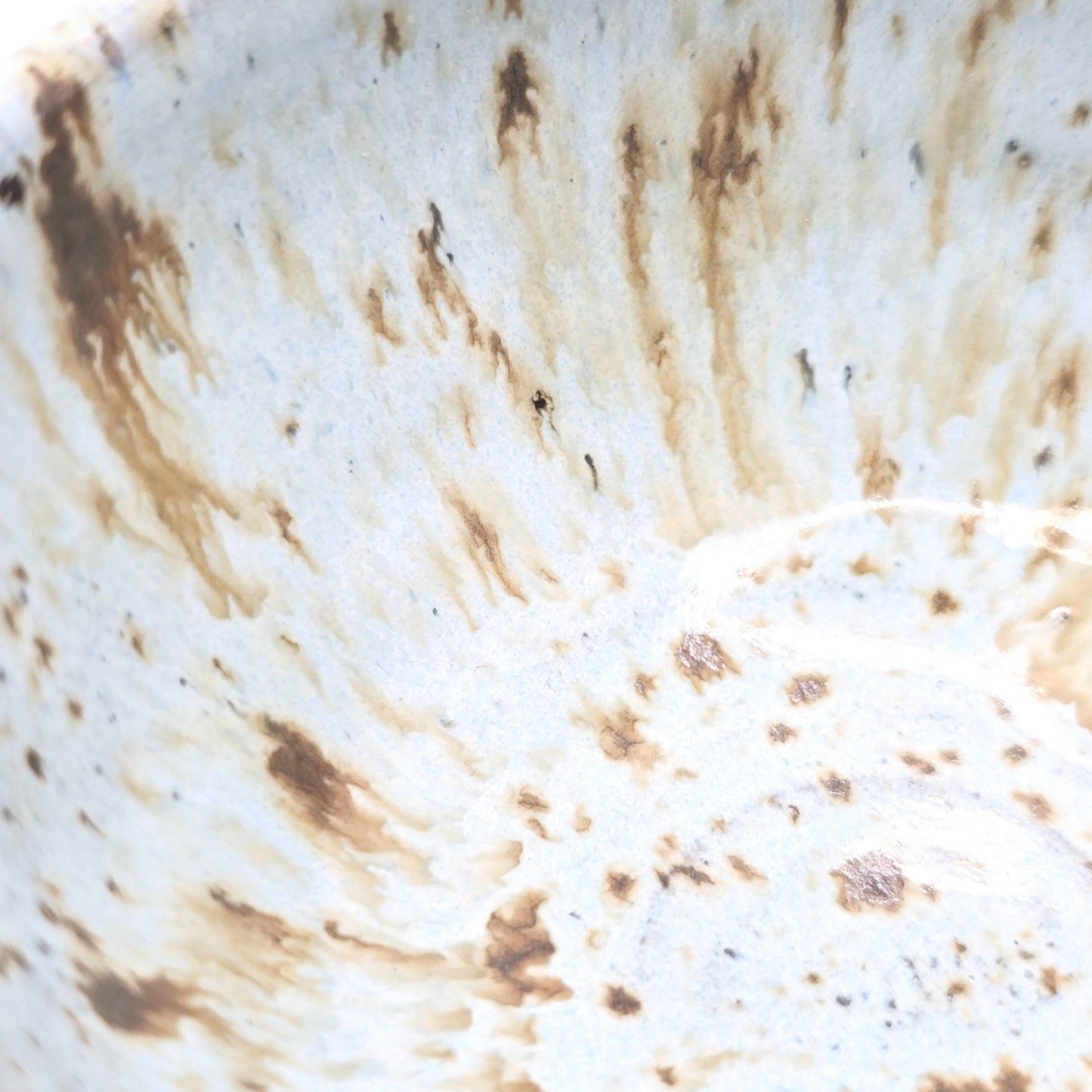 Handmade Ceramic Condiment Bowl / Trinket Dish. Blue Speckled Glaze. Toasty Stoneware Pottery.