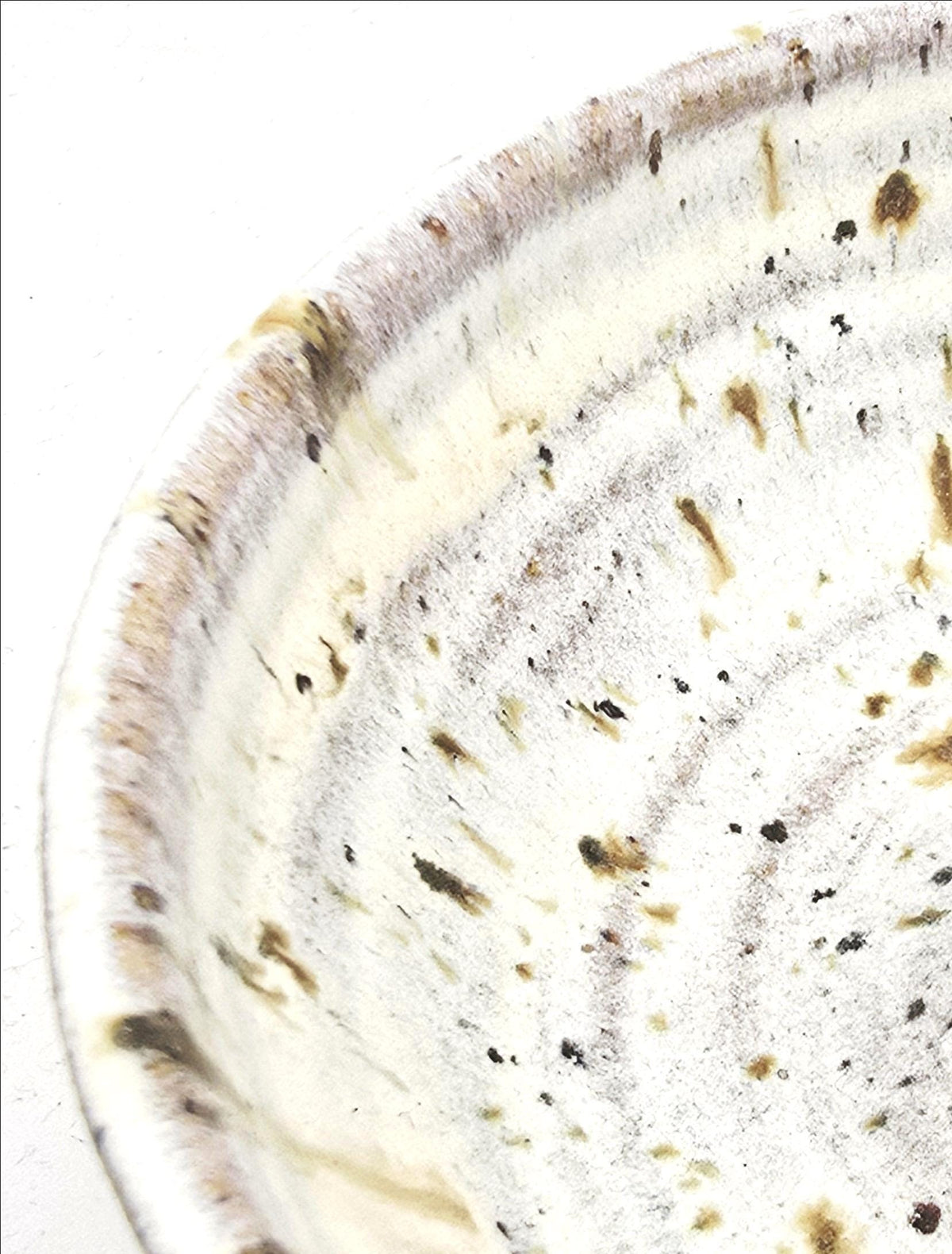Handmade Ceramic Ring Dish / Jewellery dish . Speckled Cream Glaze. Toasty Stoneware Pottery