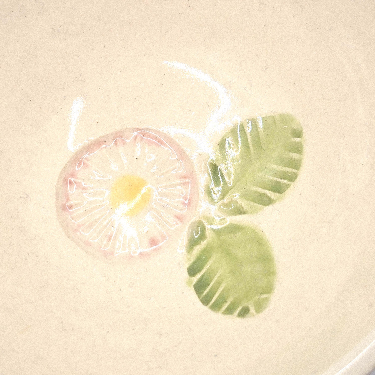 Handmade Ceramic Daisy Condiment Bowl / Trinket Dish/ Sauce Bowl / Jam Pot. Stoneware Pottery