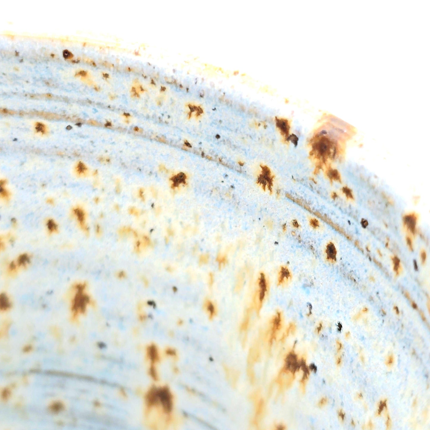 Handmade Stoneware 8oz Tea / Coffee Mug. Blue Speckled Glazed. Toasty Stoneware Pottery.